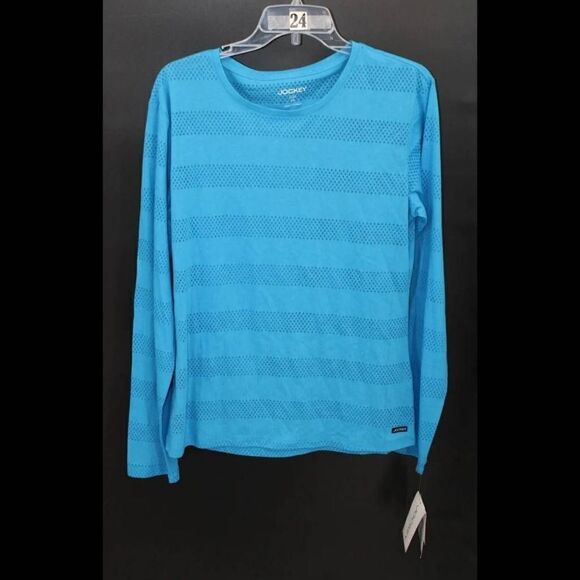 Modern Fit Collection by Jockey Women's Burnout Long Sleeve T-Shirt Size 2x NWT - Picture 1 of 4